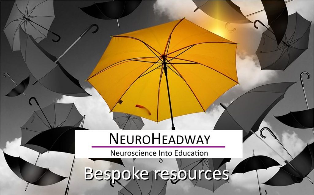 Bespoke resources