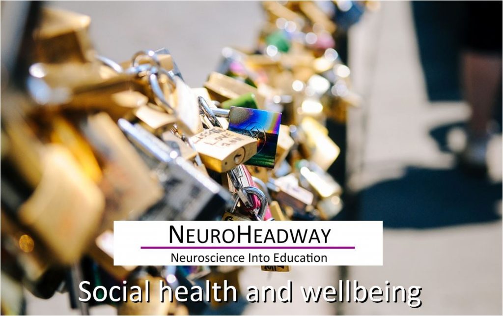 Social health and wellbeing